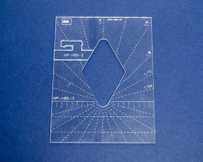 Quilting ruler  - Shape NP-H05-3