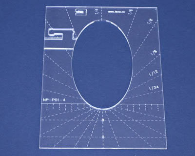 Quilting ruler  - Shape NP-P01-4