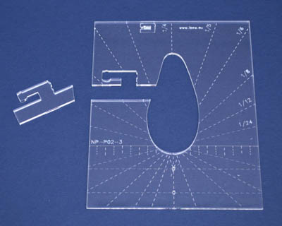 Quilting ruler  - Shape NP-P02-3