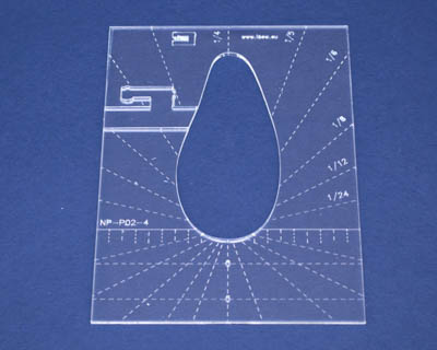 Quilting ruler  - Shape NP-P02-4
