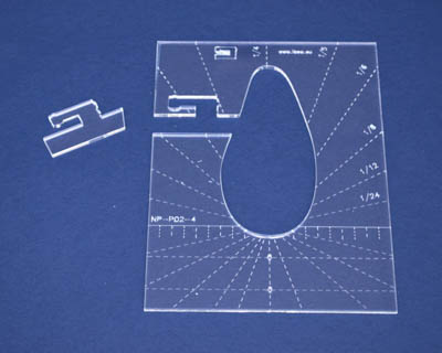 Quilting ruler  - Shape NP-P02-4