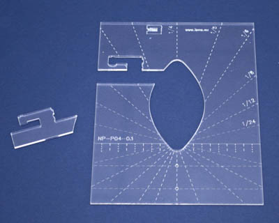 Quilting ruler  - Shape NP-P06-3