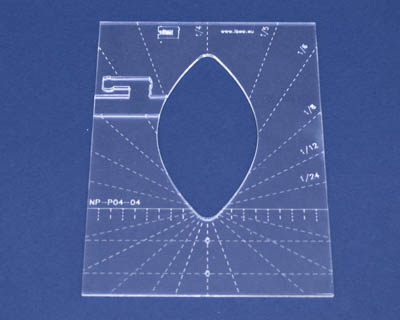 Quilting ruler  - Shape NP-P06-4