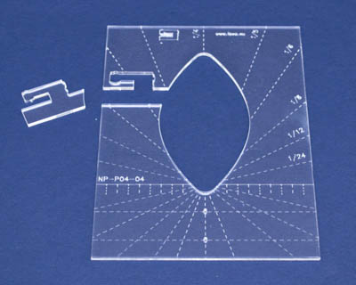 Quilting ruler  - Shape NP-P06-4