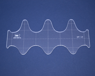 Quilting ruler  - Waves NP-V3