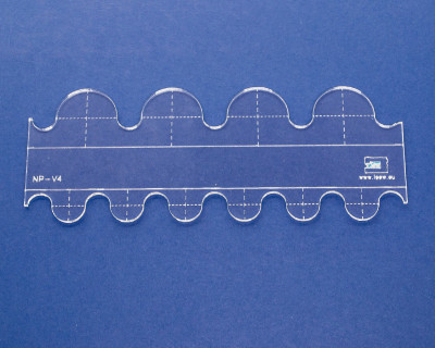 Quilting ruler  - Waves NP-V4