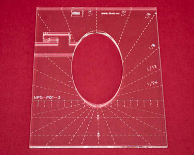 Quilting ruler  - Shape NP-P01-3