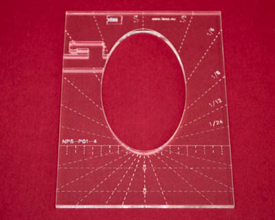 Quilting ruler  - Shape NP-P01-4