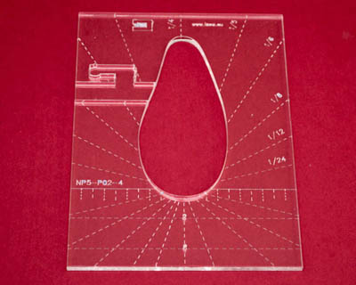 Quilting ruler  - Shape NP-P02-4