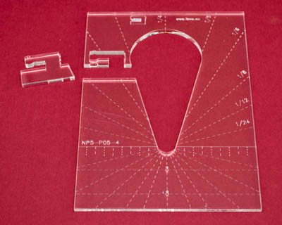 Quilting ruler  - Shape NP-P05-4
