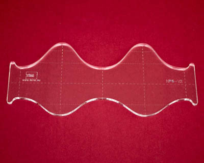 Quilting ruler  - Waves NP-V2