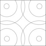 Quiltovací pravítko - Kruhy NP-K1 Příklady použití