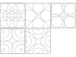 Quilting ruler  - Rings NP-K2 Usage examples 