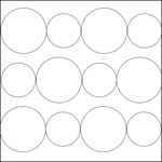 Quiltovací pravítko - Kruhy NP-K5 Příklady použití