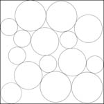 Quiltovací pravítko - Kruhy NP-K5 Příklady použití