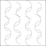 Quilting ruler  - Rings NP-K6 Usage examples 