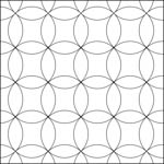 Quilting ruler  - Rings NP-K6 Usage examples 