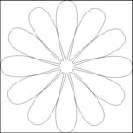 Quilting ruler  - Shape NP-P02-3 Usage examples 