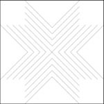 Quilting ruler  - Other shapes NP-R05 Usage examples 