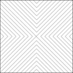 Quilting ruler  - Other shapes NP-R06 Usage examples 