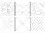 Quilting ruler  - Other shapes NP-R09 Usage examples 