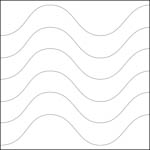 Quilting ruler  - Waves NP-V2 Usage examples 