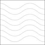 Quilting ruler  - Waves NP-V2 Usage examples 