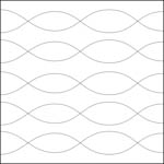 Quilting ruler  - Waves NP-V2 Usage examples 