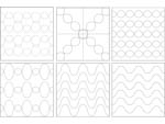 Quilting ruler  - Waves NP-V3 Usage examples 