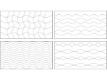 Quilting ruler  - Waves NP-V5 Usage examples 